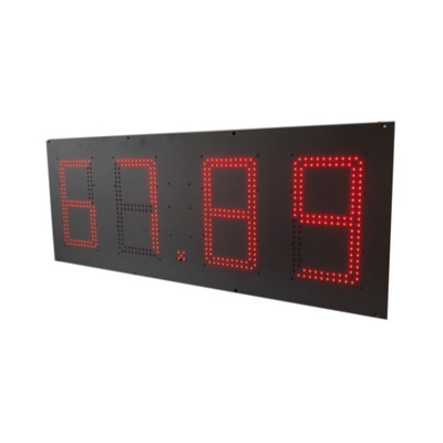 Remote Control 12 Inches Led Petrol Price Displays Single Color Digital Changeable Display