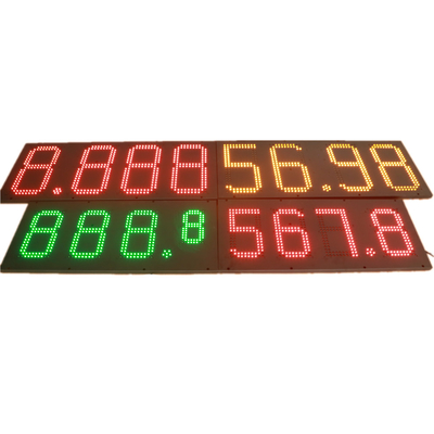 Cross Current Driver Design Waterproof LED Display Board Gas Station Price Display